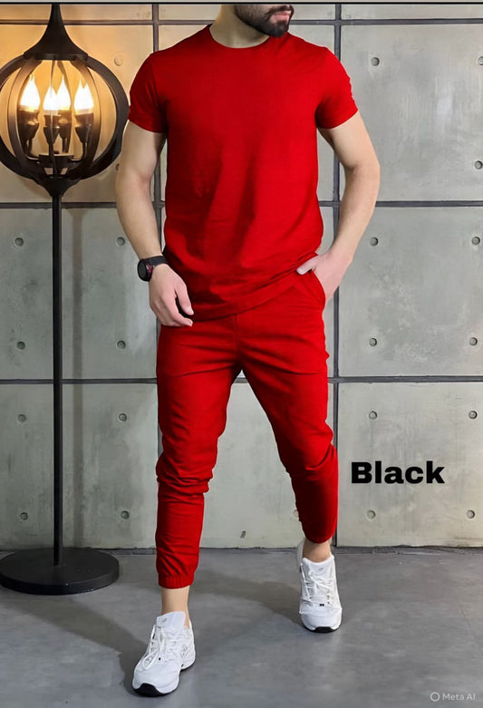 mens tracksuit (combo of a tshirt and jogger)
