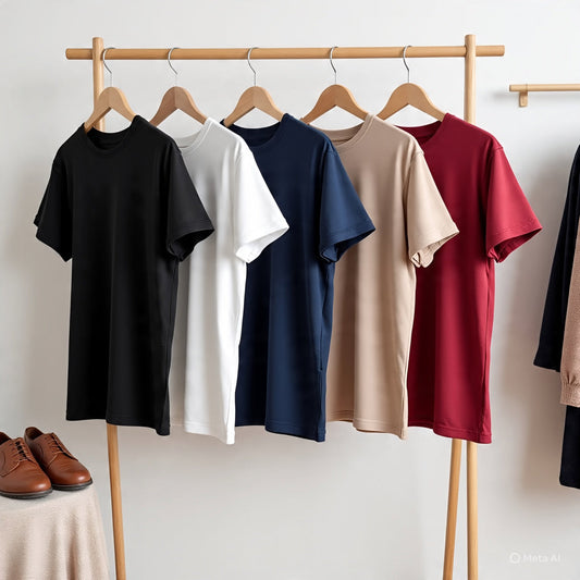 Combo of five 5 Heavy GSM T-Shirts